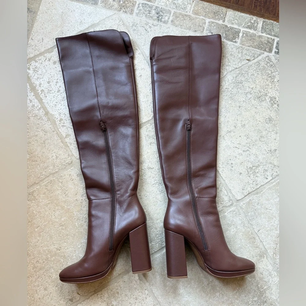 Sezane APOLLINE THIGH HIGH BOOTS US7 - Picture 5 of 12